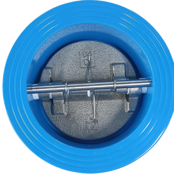 DN40-DN800 Factory Cast Ductile Iron Wafer Non Return Dual Plate Check Valve
