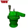 DN100 PN16 Ductile iron compressor Air valve composed of two parts high pressure diaphragm and SS304 pressure relief valve