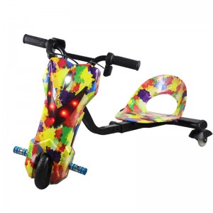 Reasonable price Front Wheel Drift Trike Axle Scouter - Hot Sale New Two Seat Tricycle Electric Scooter Entertainment Cool Scooter Drift Car – Ta Hang