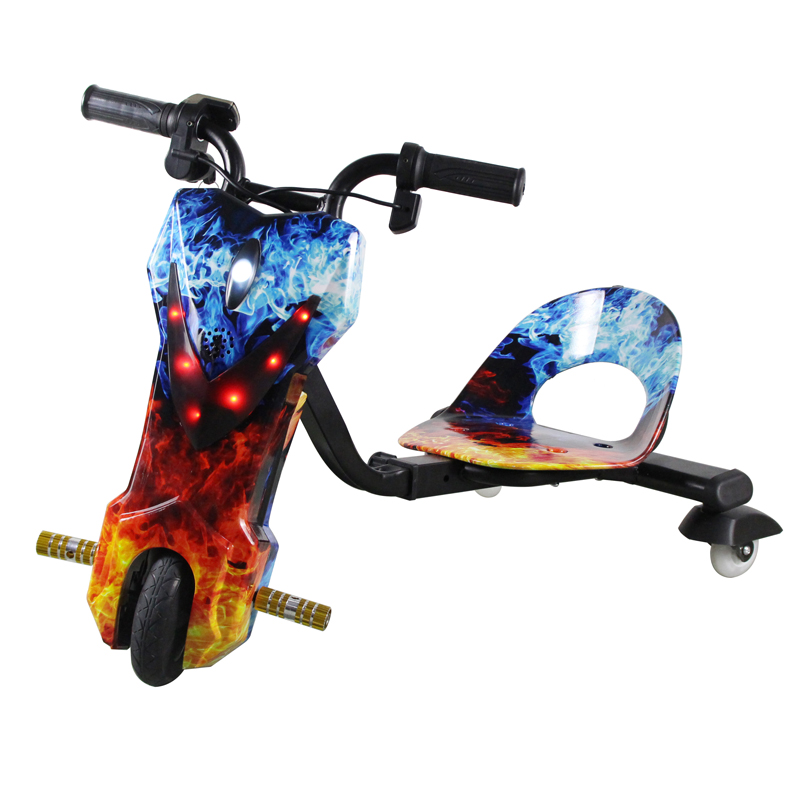 Hot New Products Fat Tyre Recumbent Drift - Hot Sale New Two Seat Tricycle Electric Scooter Entertainment Cool Scooter Drift Car – Ta Hang
