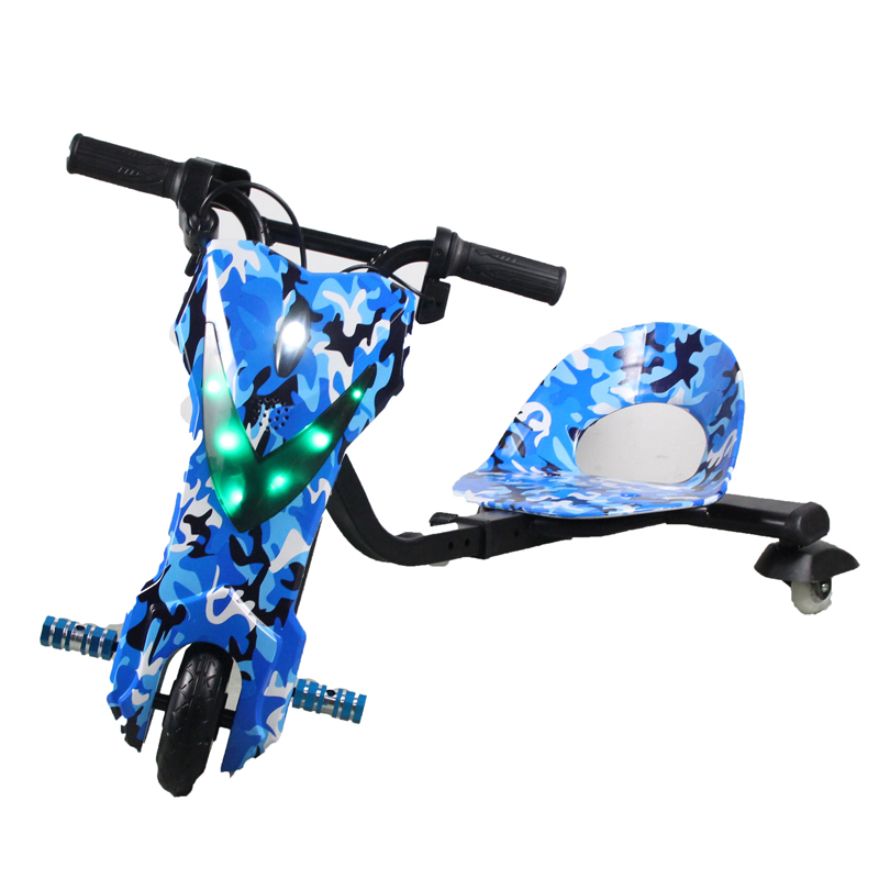 Hot New Products Fat Tyre Recumbent Drift - Hot Sale New Two Seat Tricycle Electric Scooter Entertainment Cool Scooter Drift Car – Ta Hang