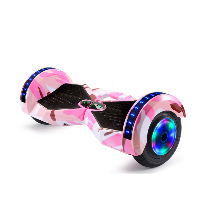 Riding method of 2-wheel electric hoverboard