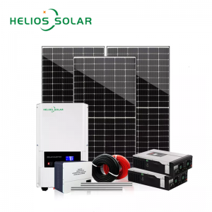 3KW 4KW пазасеткавы генератар сонечнай энергасістэмы, простая ўстаноўка, захоўванне энергіі
