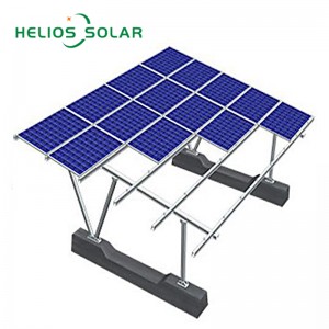Soporte fotovoltaico de aceiro galvanizado personalizado Soportes solares
