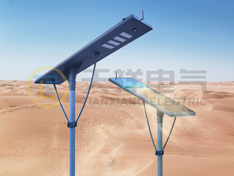 How do self cleaning solar street lights work?