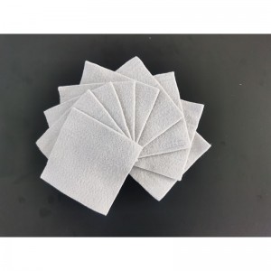 staple fibers needle punched geotextile