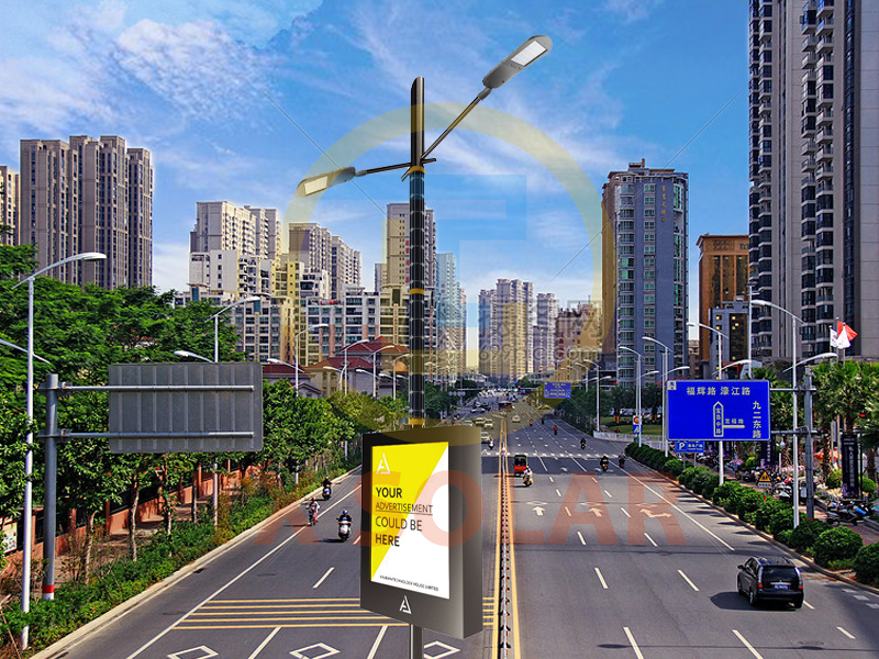 Key considerations for solar smart poles with billboards