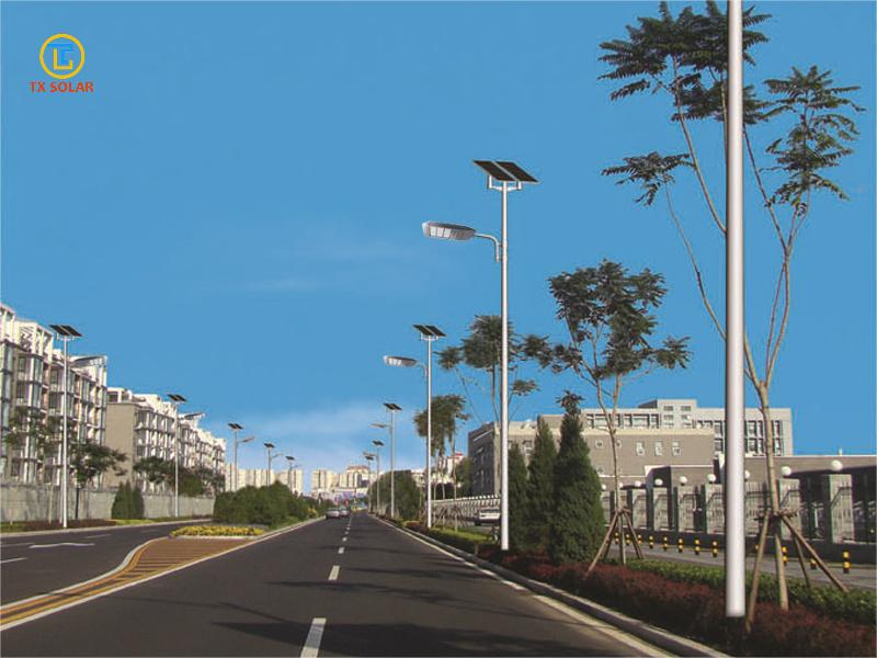 What exactly is “all in two solar street light”?