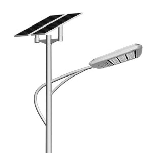 Free sample for Inlux Integrated Aluminium IP65 IP66 IP67 Waterproof Outdoor LED Solar Street Light with Motion Sensor Lithium Battery and Solar Panel