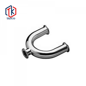 STAINLESS STEEL SANITARY CLAMPED U TYPE TEE-JOINT