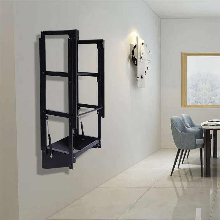 Wall-mounted folding table
