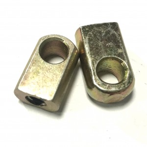 Gas Spring Rod Q-tipo metala okulo