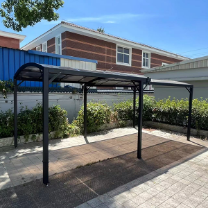 2.95×5.5×2.24m High Quality Exterior Aluminum Polycarbonate Roof Scalable Carport Shelter House Garage Patio