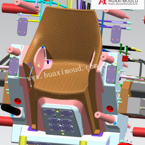 Plastic rattan chair mould 12
