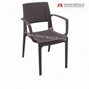Plastic rattan chair mould 05