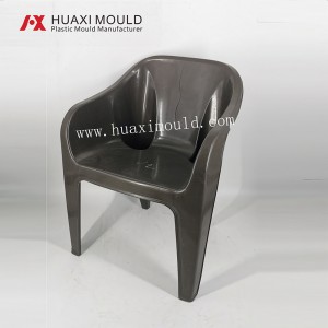 Plastic low weight stackable injection arm chair  mold maker