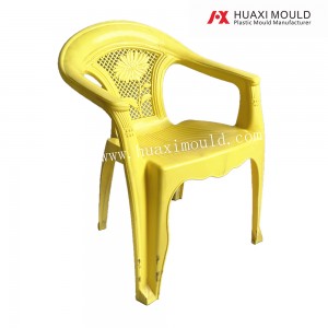Plastic Low Weight Stackable Normal Arm Changable Back Insertchair Mould