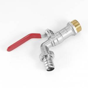 Chinese Professional China Hose Connection Gradon Water Premium Double Outlet Tap Brass Bibcock