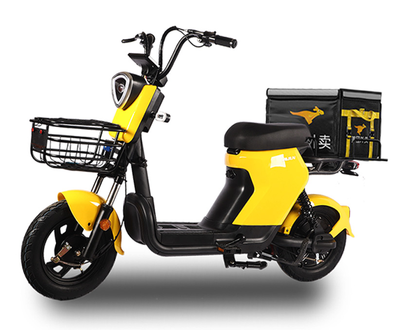 2022 New electric scooter 800w food delivery scooter with box legal electric cargo bike high power long distance e-bike
