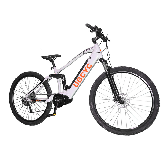 Popular Ebike With Middle Motor 250W 36V Shimano Hydraulic Disc Brake Outer 8 SPEED Electric Mountain Bike