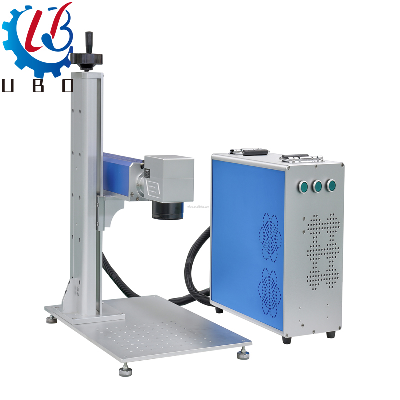 Reasonable price  Jinan UBO fiber laser cutter machine  – portable type 20W/30W/50W/100W fiber laser marking machine  – UBO