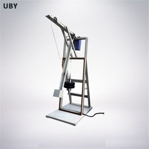 Auto safety glass pendulum impact tester with double tire impactor