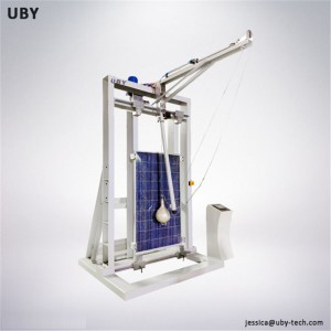 Módulo fotovoltaico UP-3009 Probador de impacto de bolsa de tiro Máquina de proba de impacto de vidro templado Proba de impacto de vidro templado