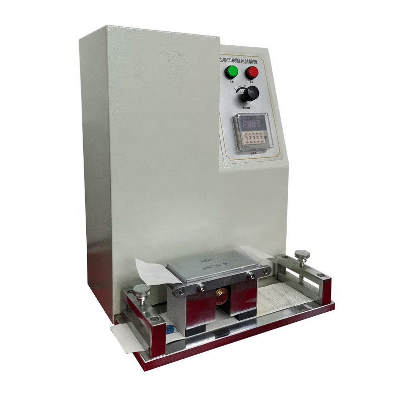Probador de resistencia al frote UP-6004, máquina de prueba de durabilidad del frote de impresión con tinta seca y húmeda