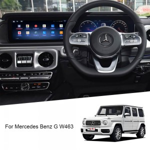 Mercedes Benz G class W463 2019-2024 year 12.3inch Dual Screen Android Display with Digital Cluster Panel