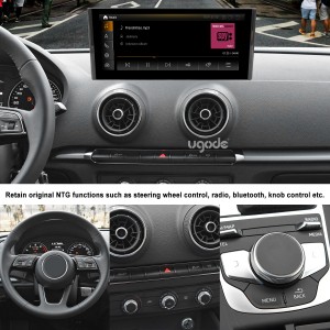 AUDI A3 2014-2020 Android Display Autoradio CarPlay