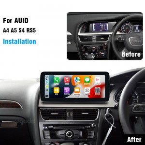 AUDI A4 A5 2009-2016 year Apple CarPlay Android Auto Display Monitor Upgrade Autoradio Stereo