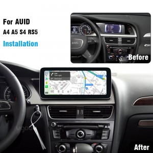 AUDI A4 A5 2009-2016 year Apple CarPlay Android Auto Display Monitor Upgrade Autoradio Stereo