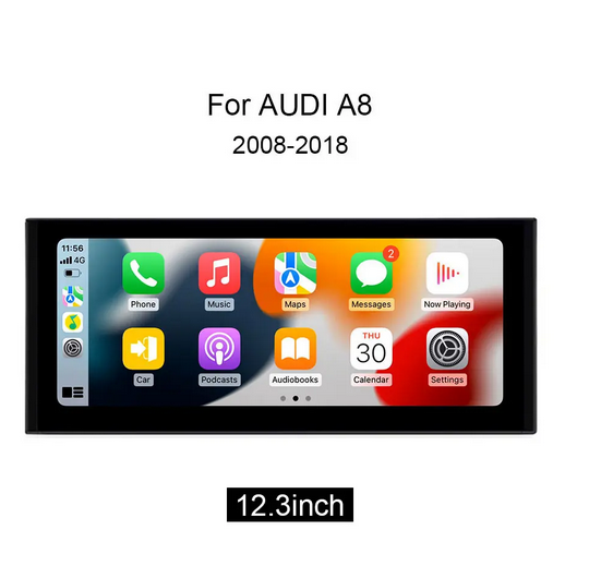 Elevate Your Audi A8 with Ugode’s Android Display Upgrade: Wireless CarPlay, Android Auto & More!​​
