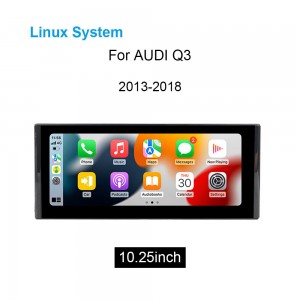 AUDI Q3 2013-2018 year Apple CarPlay Android Auto Display Monitor Upgrade Autoradio Stereo