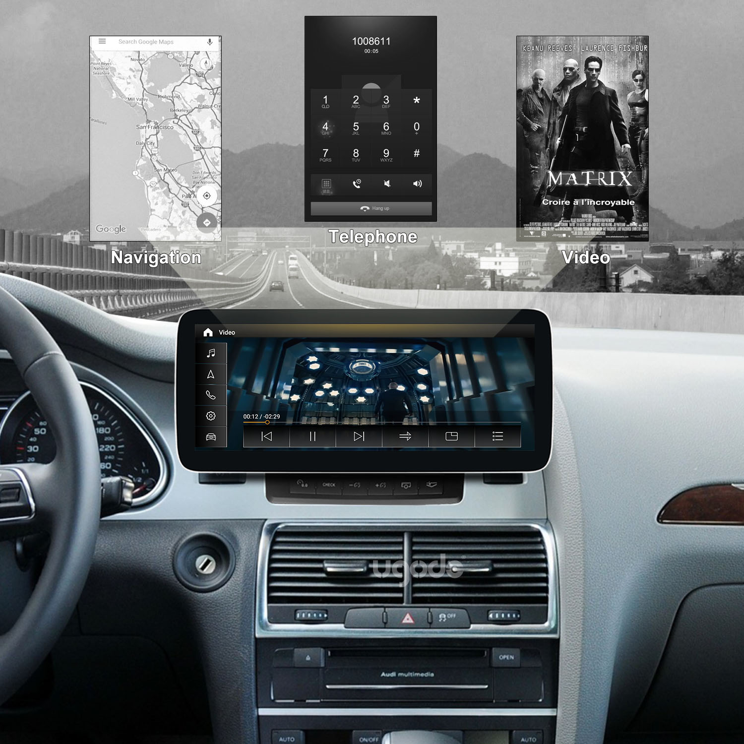 Autoradio Apple Carplay pour Audi A4 