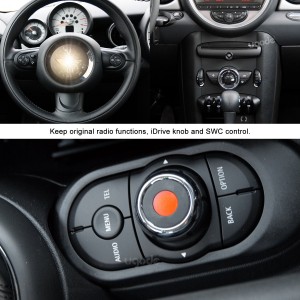 BMW MINI R60 Android 收音机屏幕 Apple CarPlay 多媒体播放器