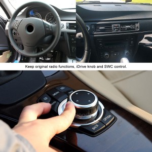 BMW E90 Android 屏幕更换 Apple CarPlay 多媒体播放器