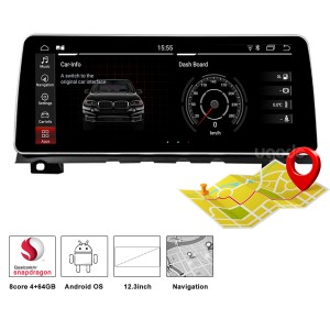 适用于 BMW F01 Android 屏幕替换 Apple CarPlay 多媒体播放器