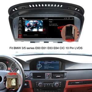 适用于 BMW E60 Android 屏幕替换 Apple CarPlay 多媒体播放器