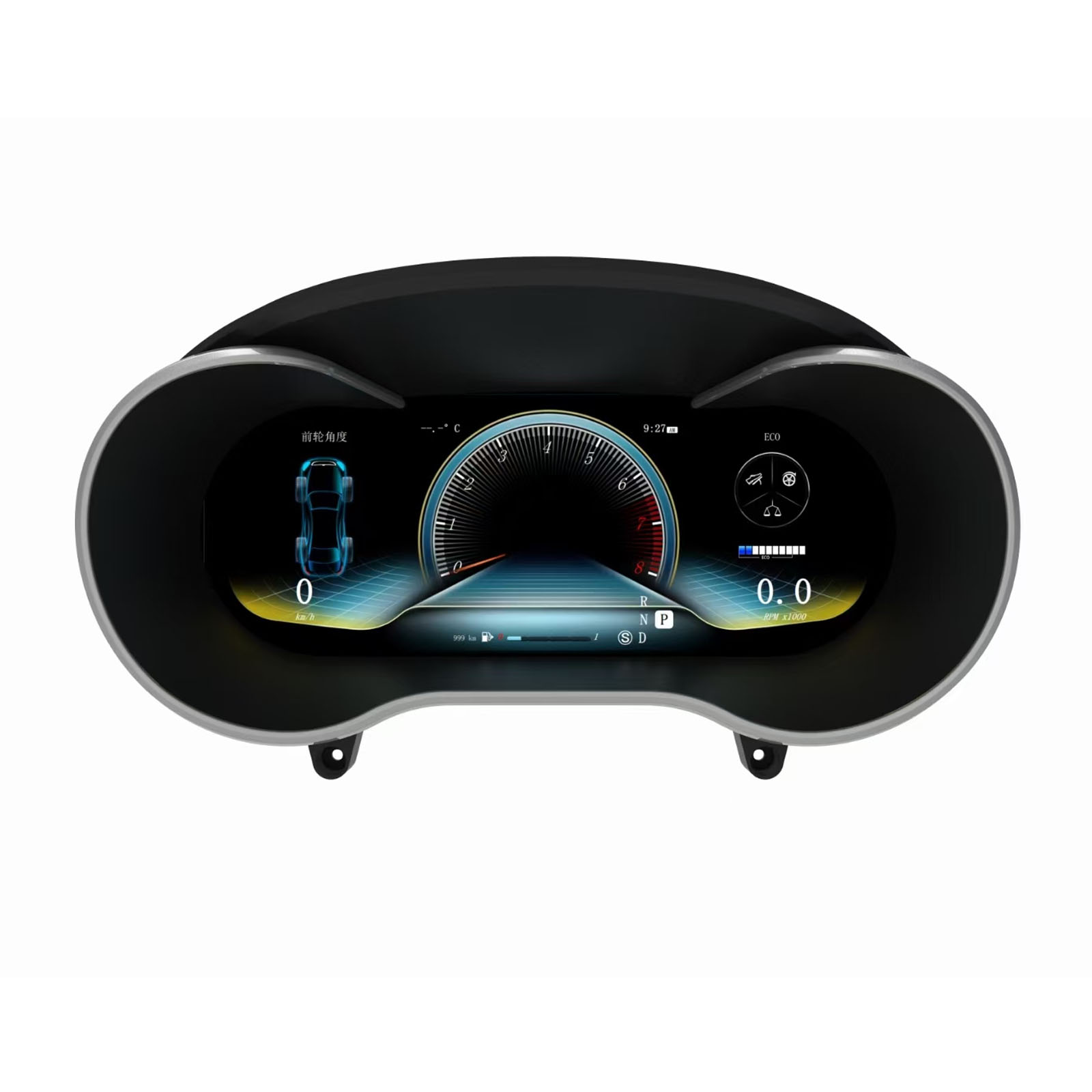 12.3 英寸液晶显示屏适用于梅赛德斯 BENZ W205 集群仪表板仪表全屏车速表