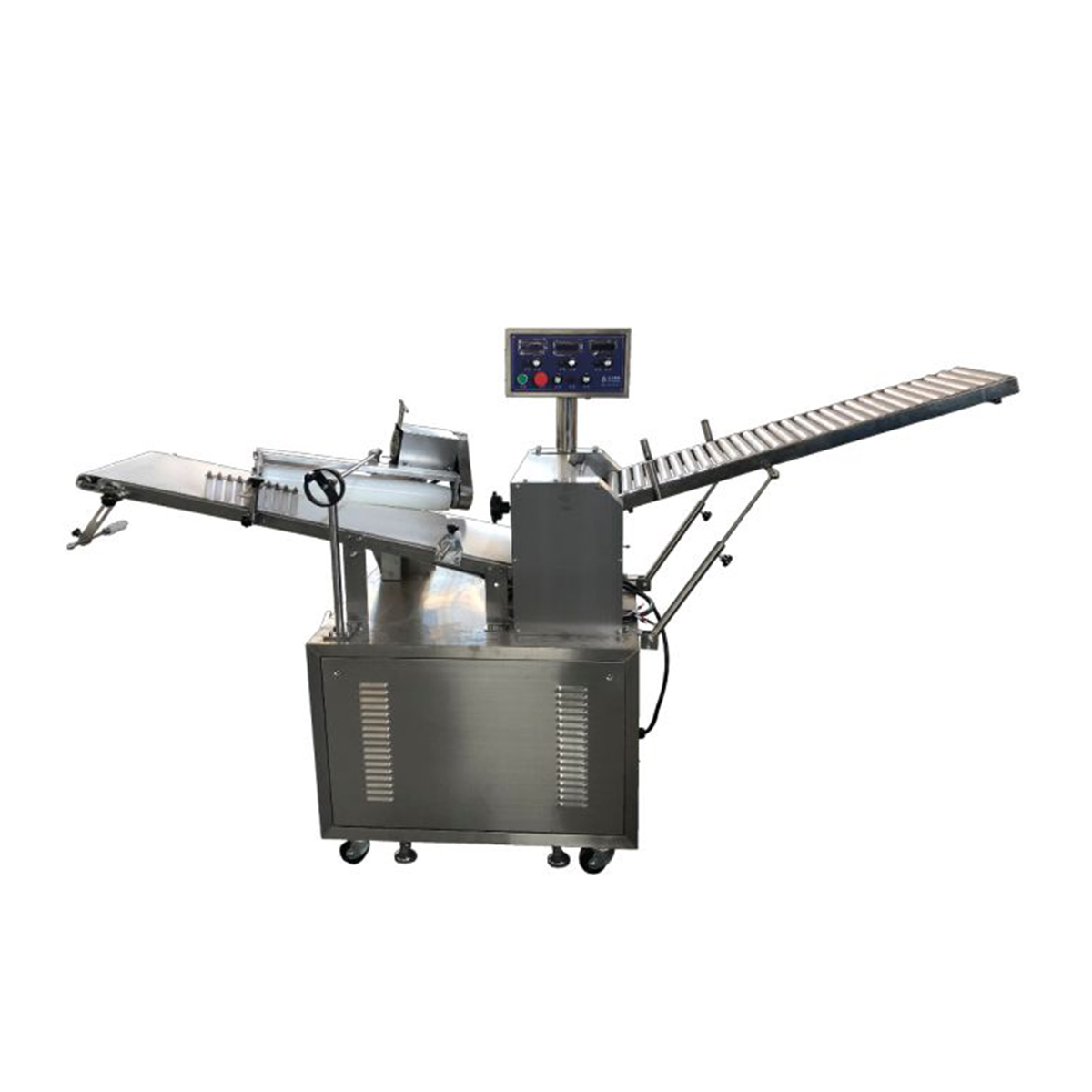 300mm Roller Width Dough Sheeter Commercial Dough Roller Sheeter Automatically Suitable for Noodle Pizza Bread etc.