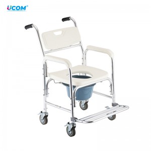 Shower Commode Chair With Wheels