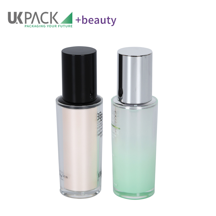 Wholesale 30ML Foundation Bottles Double-wall Acrylic Makeup Packaging UKE14