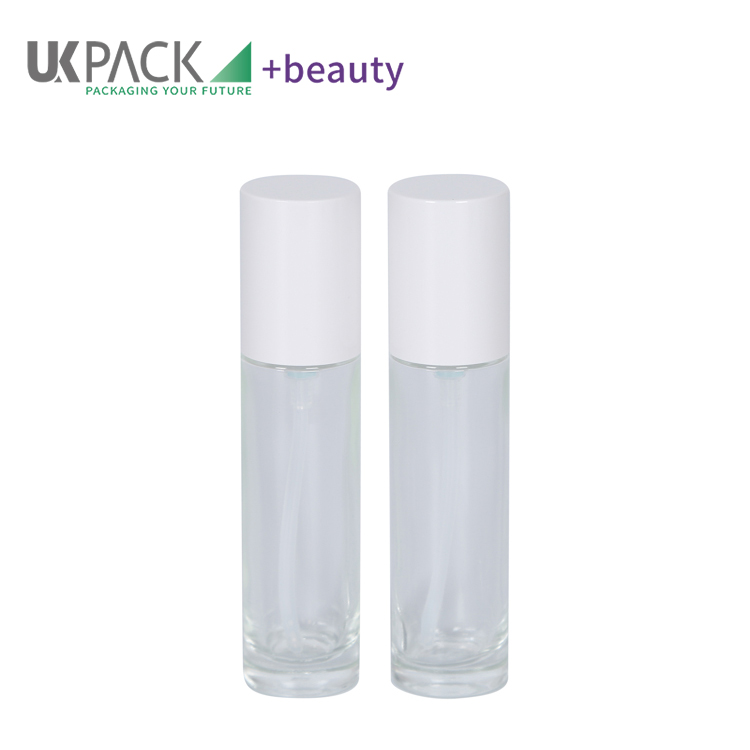 30ML Glass Pump Bottles Manufacturer Make-up Packaging Supplier UKE13