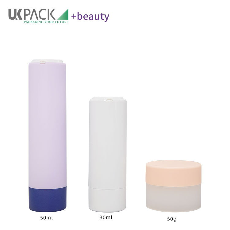 Refill Airless Bottles Detachable Jars Replaceable Cosmetics Set 30ml 50ml Packaging UKM60A