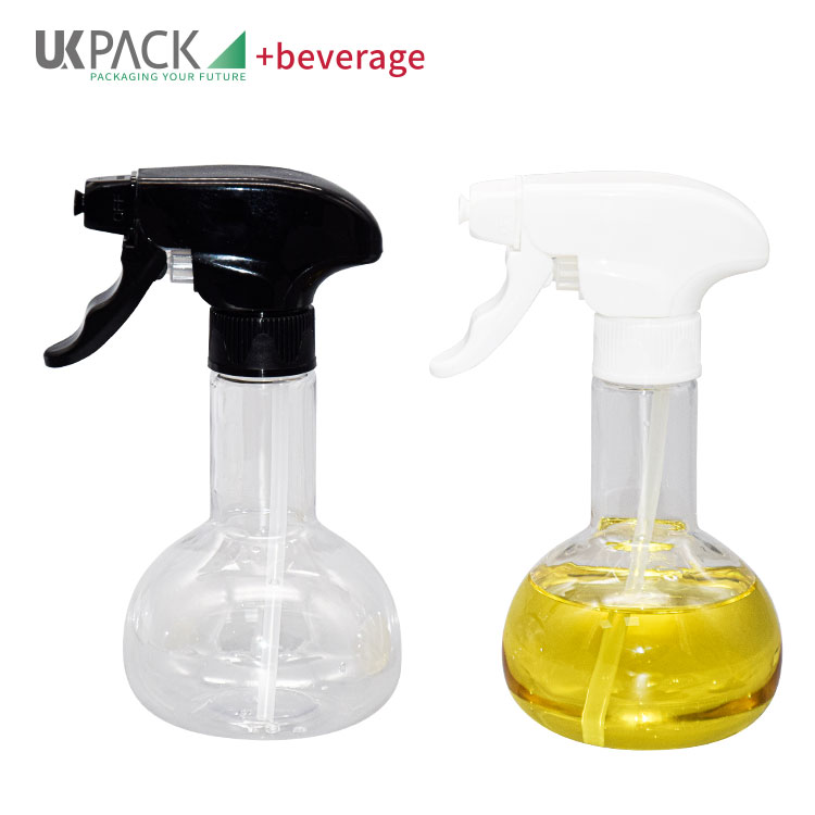 250ml olive oil sprayer PET plastic oil trigger sprayers rotating nozzle design UKP16