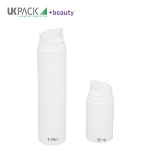 PCR airless bottle with plug pharmaceutical packaging Rieke’s 50ml 150ml UKA68
