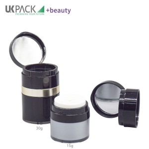 airless pump jar with mirror for moisturizers BB CC DD Cream manufacturer UKC47