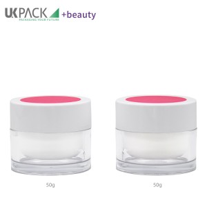50g cream jar with lids PP AS cosmetic containers suppliers UKC58