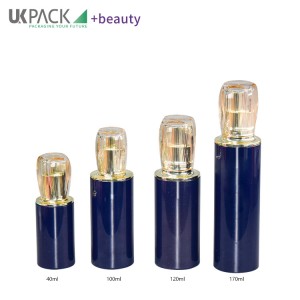 Lotion pump bottles for Low-Viscosity cosmetic High-ended UKL24 Packaging suit
